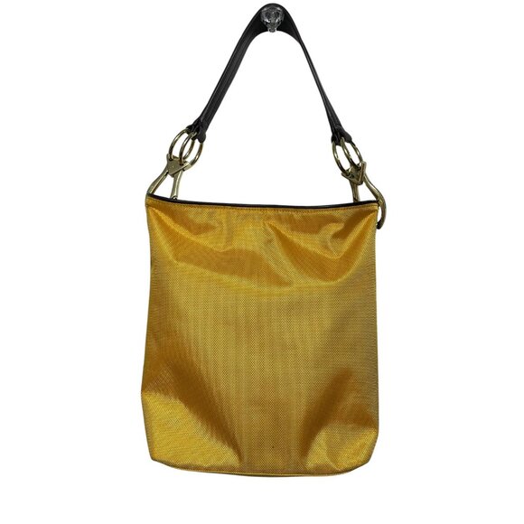 Jean Pierre Kliffa Paris Nylon Bucket Bag Clementine in Yellow - Picture 14 of 15